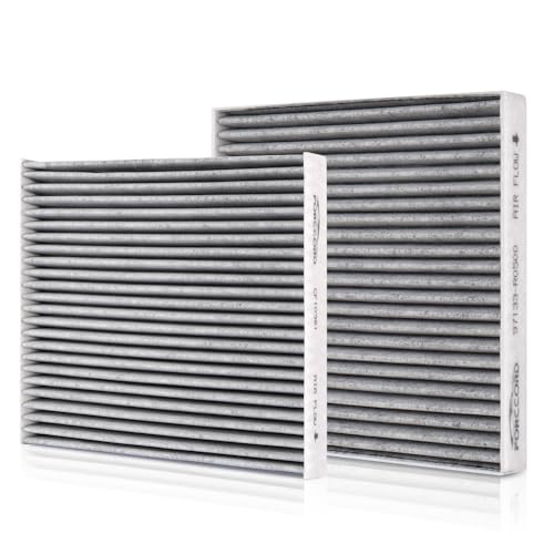 Image of 2-Pack Cabin Air Filter for Kia Carnival 3.5L 2022-2026 | Replace#97133-R0500 CF10381, Front and Rear Air Filter Kit Replacement Car Accessories