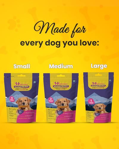 Image of Himalayan Yak Chew Dental Treat for Dog, 4 Small Sticks, 140 gm, Regular
