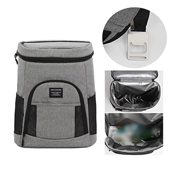 MJWDP Vattentät axel ispåse Stor kapacitet Öl Kallisoleringsväska Camping Lunchpåse