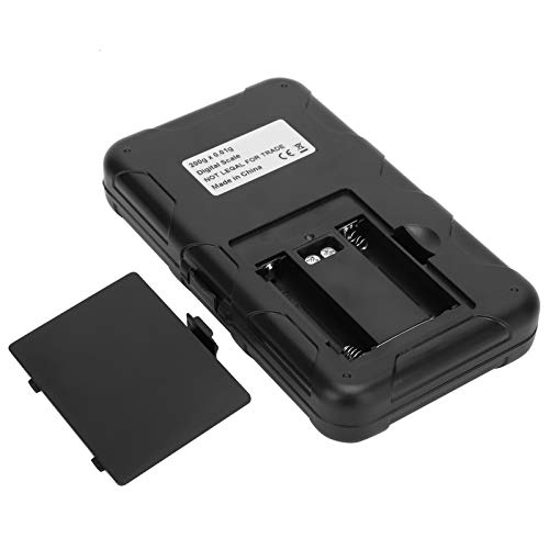 Digitale zakweegschaal, 200g/0,01g sieraden gram schaal, draagbare reisvoedselweegschaal met lcd-scherm voor gouden… - Afbeelding 6