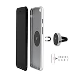 KFZ handyhalterung auto Autohalterung Lüftung Metall Magnet kfz halterung YOSH® für iPhone 6 6s plus 5 5s 7, Samsung Galaxy S6, S7 Edge Note 4 5 6, LG G5, G4, V10, HTC Nexus wie Smartphone and Tablets oder Navis zur Befestigung in der Luftaustrittsöffnung[LEBENSLANGE GARANTIE](Silber) - 5