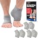 Moisturizing Socks Cracked Heel Treatment - Treat Dry Feet & Heels Fast. Pain Relief from Cracking Foot Skin with Aloe Moisturizer Lotion Infused Gel Heel Socks. Pedicure for Both Women & Men (Large)
