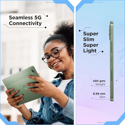 Image of Moto Pad 60 Neo 5G, Pantone Bronze Green, 4GB RAM, 128GB Storage
