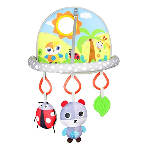 assentos carro para bebês, bebês, Pedal Fitness Frame com brinquedo pelúcia, Tapete ajustável para a