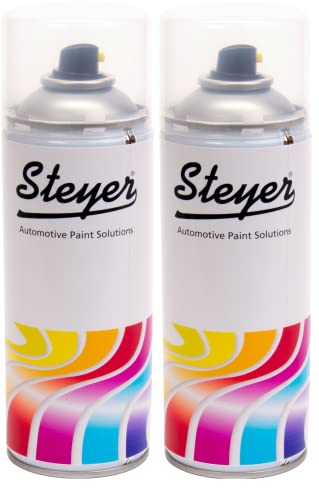 Steyer 2 X Aerosol Chassis Black Enamel Underbody Spray Paint and Tough & Durable Protection Coating