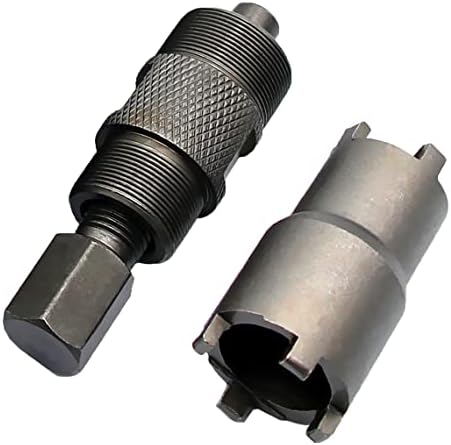 ZPFLL Magneto Flywheel Puller Tool 24mm 27mm and 20mm 24mm Clutch Hub Lock Nut Tool Spanner Socket Wrench for Motorcycle ATV Dirt Bike Scooter Repair Tools (2Pcs)