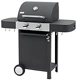 Tepro Gasgrill 'Beaverton', 2 Brenner aus Edelstahl, 2 Guss Grillroste, je ca. 26 x 36,5 cm | 52 x 115 x 113 cm, 3165