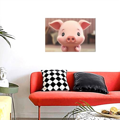 Toile murale moderne KKLWEGU pour raviver un mur blanc de salon triste