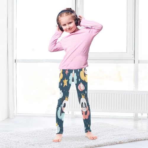Bolaz Toddler Girls Leggings Printed Yoga Pants Leggings Cloud Panda for Kids4