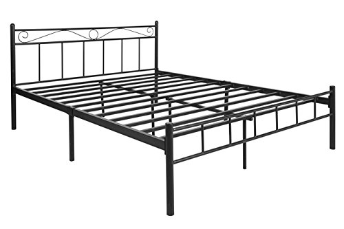 Image of London Queen Size Metal Bed | Metallika By FurnitureKraft