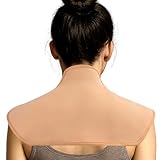 Castor Oil Pack Wrap for Shoulder, Neck & Upper Back, Reusable Adjustable Caster Oil Pack Wrap, Organic Cotton Castor Oil Compress Pad for Relieve Shoulder and Neck Inflammation