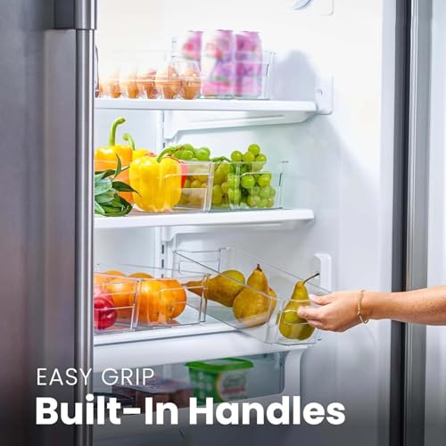 Bacs de rangement en plastique transparent rigide de qualité supérieure pour aliments