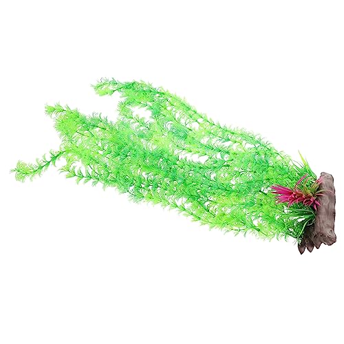 Toddmomy Plante Artificielle Décorative pour Aquarium Herbe Aquatique Plastique Accessoire De Décoration pour Les Types De Poissons pour Aménager Votre Poissonnière