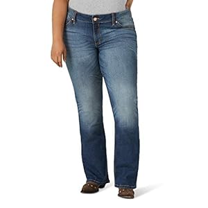Wrangler-Womens-Retro-Mae-Plus-Size-Mid-Rise-Boot-Cut-Jean Wrangler womens Retro Mae Plus Size Mid Rise Stretch Boot Cut Jeans, Dark Blue, 20-34 US