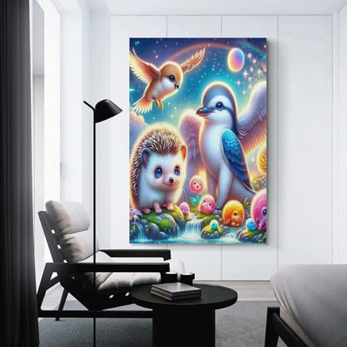 Image sur toile hérisson idée cadeau crémaillère et chambre
