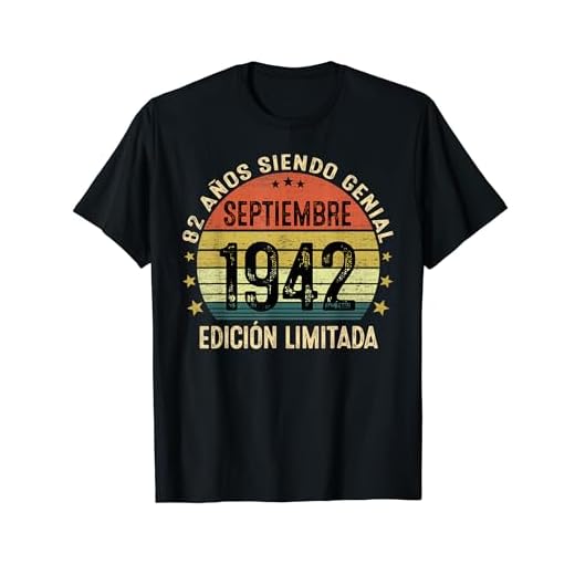 Original 1942 82 Años Cumpleaños Hombre Septiembre 1942 Camiseta