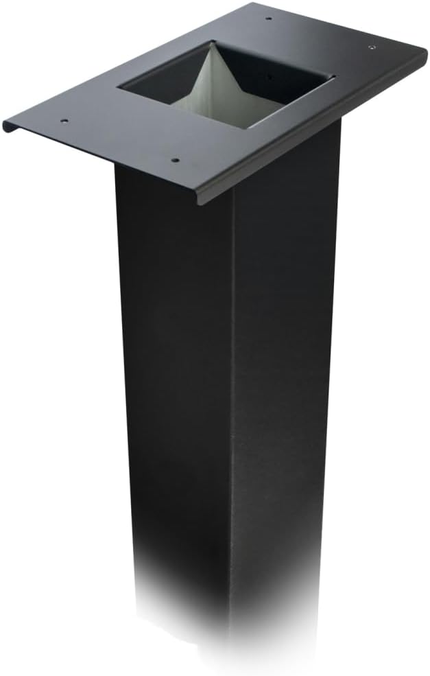 SPA-P002BLK Post & SPA-B002AL Mounting Bracket Black