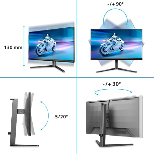 Philips Evnia 5000 27M2N550000 LED display 68 6 cm 27 2560 x 1440 pixels Quad HD LCD Neuf - vue 8