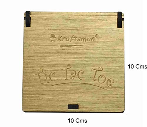 Image of Braintastic Wooden Tic Tac Toe Portable Game-Pack of 24 for Birthday Return Gifts Party Pack, Travel Board Game, Return Favors for All Age Group Kids & Adults