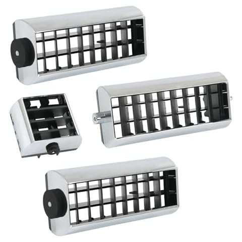 Nirakoka A/C Dash Vents SET 4 PCS # 3979751 & 14014536 - Compatible with Chevy Gmc TRUCK 1981-1987 Cover