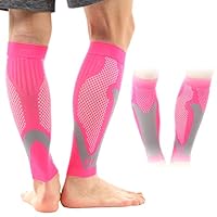 ふくらはぎサポーター 加圧式 ピンク L 男女兼用 ランニング ロードバイク サイクルゲイターSLR(ふくらはぎサポーター