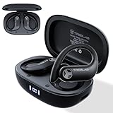TREBLAB X3 Pro - Ultra Comfortable Earhooks, Pure-HD Sound, Punchy Bass, 145H Battery, Waterproof & Sweatproof Bluetooth Earbuds, Mics for Calls, True Wireless Earbuds for Sports Workout Running