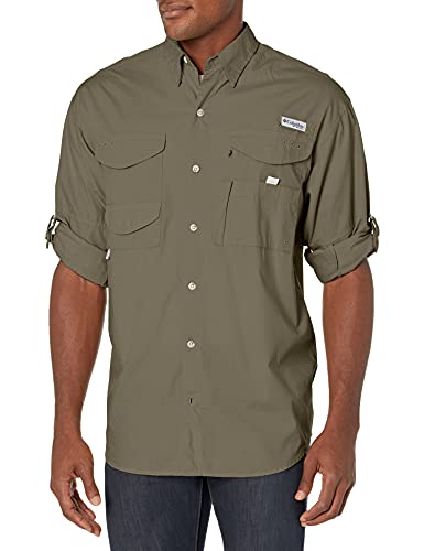 Columbia Men's Bonehead Short Sleeve Shirt, Cypress, Medium