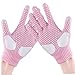 Ice Skating Gloves for Kids Non Slip Thick Knitted Figure Skating Gloves with Rhinestone Snowflakes Warm Winter Ice Accessories for Cycling Hiking Running M for Ki
