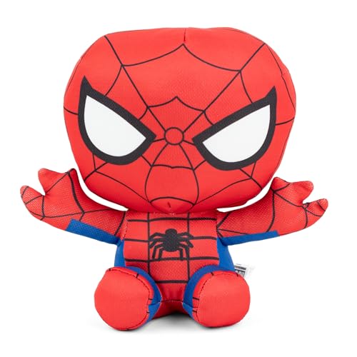 Image of Mirada Marvel Spiderman Soft Plush Toy - 23cm | Official Licensed Superhero Stuffed for Kids, Boys & Girls | Super Soft Cuddly Character Toy for Fans | Ideal for Birthday Gifts /Christmas /Diwali