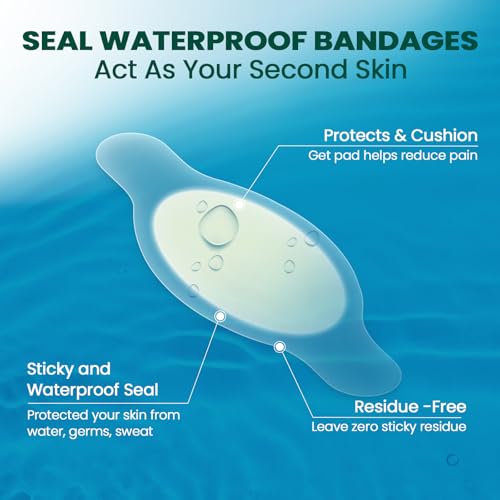 Image of Welnove Gel Blister Bandage - 24 PCS Hydrocolloid Bandages for Prevention & Recovery, Blister Cushions for Heel, Toes & Foot, Blister Bandages for High Heels, Sandals, Wedding, Party (Toe Pack)