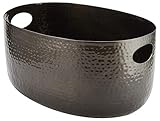 American METALCRAFT, Inc. American Metalcraft ATHB10 Hammered Aluminum Beverage Tub, Black, 10-Quarts