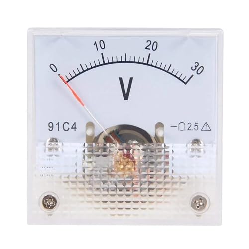 Voltmètre CC 91C4 à aiguille haute précision pour panneau DC