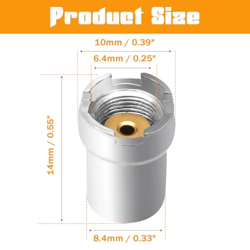Image of 8Pcs 510 Stainless Steel Thread Screw Converter, Thread Adapter, Iron Soldering Adapter Connector Accessories for Electronic Equipment Circuit Board Repair
