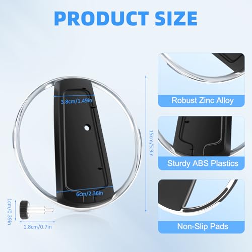 Sweetone Soporte Vertical para Consola PS5 Slim Disco y Edición Digital, Base Antideslizante para PS5 Slim, Accesorios Compatible con PlayStation 5 - imagen 3