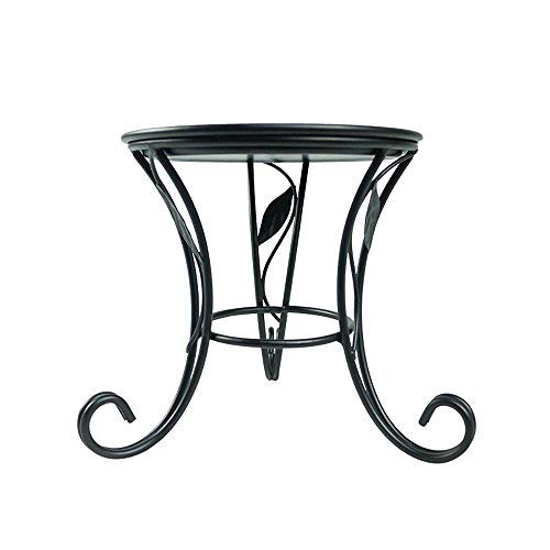 Kathson Mini countertop Plant Stand Metal Potted ,Decorative Flower Pot Rack Indoor Outdoor Holders Garden for Window Tabletop Pillar Candle holder Short Tabletop (5