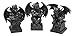 Ebros Gift Allegorical Seven Deadly Sins Gargoyle Figurine Set of 7 Cardinal Sins Pride Sloth Gluttony Envy Greed Anger and Lust Gargoyles Sculptural Decor