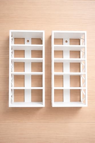 Image of Hotwheel Display Stand [Single Stand -5 Shelves - no Cars] (White)