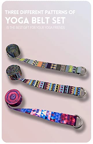 Aozora Yoga Strap D-Ring Buckle, 8 feet Non-Elastis - Image 3
