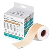 HansaGT Medical Silikon Narbenpflaster, 4 x 300 cm Silicone Scar Tape für C-Sektion, Op, Verbrennungen, Keloid & Akne, Selbsthaftend, Atmungsaktiv&Wasserfest, Wiederverwendbar Silikon-Narbenband