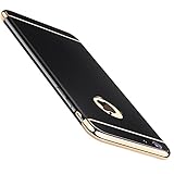 iPhone 6S Case, TORRAS [Lock Series] 3 in 1 Ultra-thin Premium Hard Case Non-Slip Matte Surface with Electroplate Frame for iPhone 6/ 6S- Black