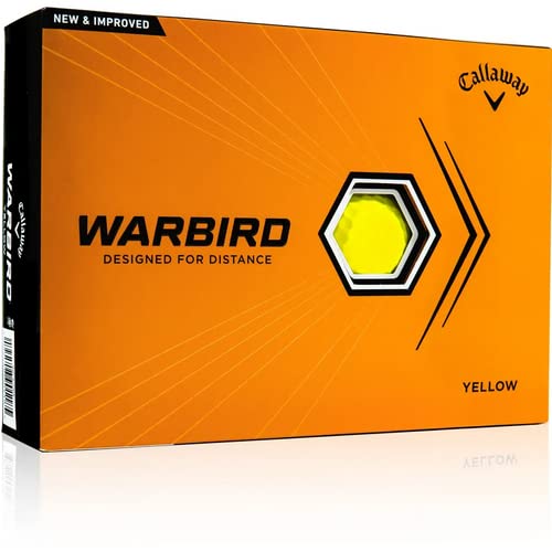 Callaway Golf 2023 Warbird Yellow Personalized Golf Balls