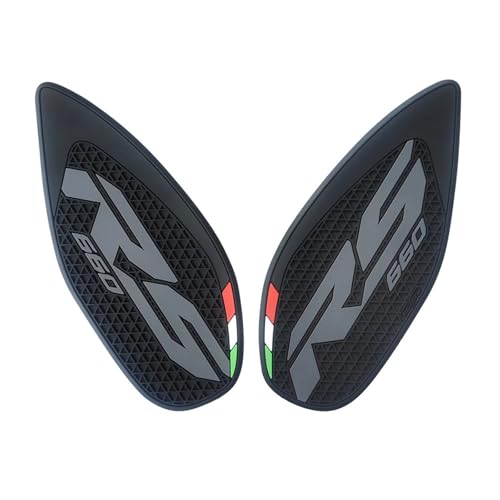 Grip de réservoir moto antidérapant en PVC noir protection genou pour Tuono RS660