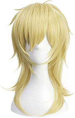 Xingwang Queen Christmas Party Wigs Anime Blonde Cosplay Wig Men's Party Wig