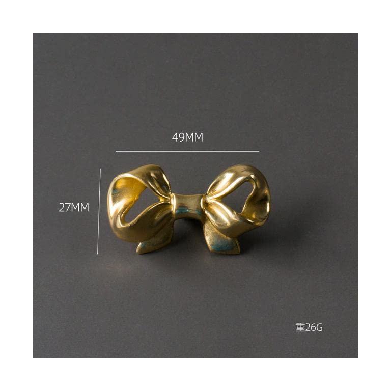 2 STKS 40 mm Europese stijl Vlinder Vorm Brons Knoppen Lade