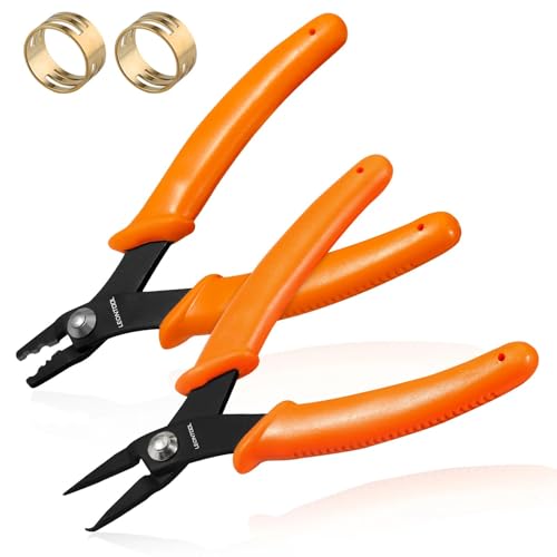 Alicates de crimpado LEONTOOL con abridor de anillo de salto para cuentas 2