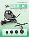 Awwscooter Go Kart Seat Attachment for Self-Balancing Scooter – Adjustable Frame Fits 6.5