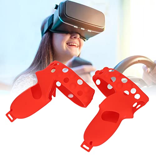 Capa de controle de toque para Oculus Quest 2 luva protetora de silicone com alça ajustável de punho
