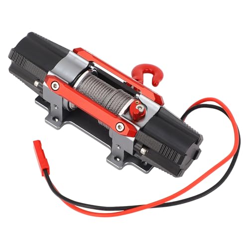 Winche eléctrico doble motor para autos RC 1/10 y 1/8 miniatura 3