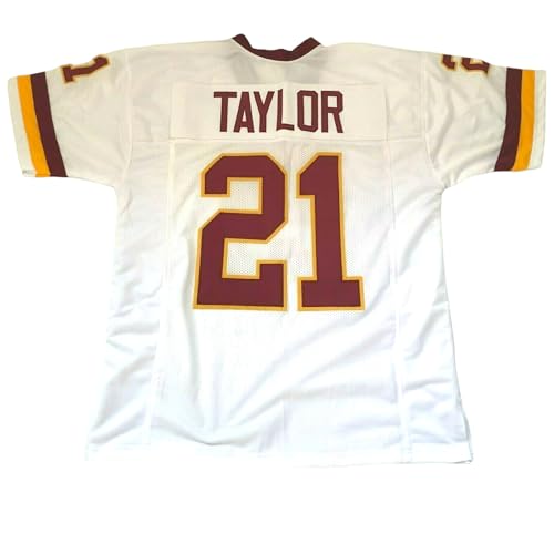 Generic Sean Taylor White Jersey Stitched Custom Football New No Brand/Logos (US, Alpha, Medium, Regular, Regular, White)