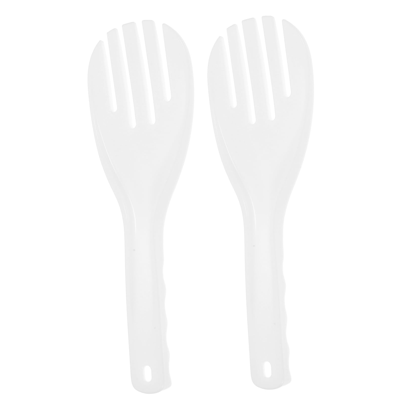 Cabilock 2pcs Heat Resistant Serving Spoon for Efficient Food Distribution Cafeterias Restaurants and Catering Services Plastic Rice Server with Specially Treated Surface